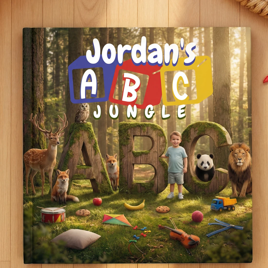 ABC Forest personalized storybook cover