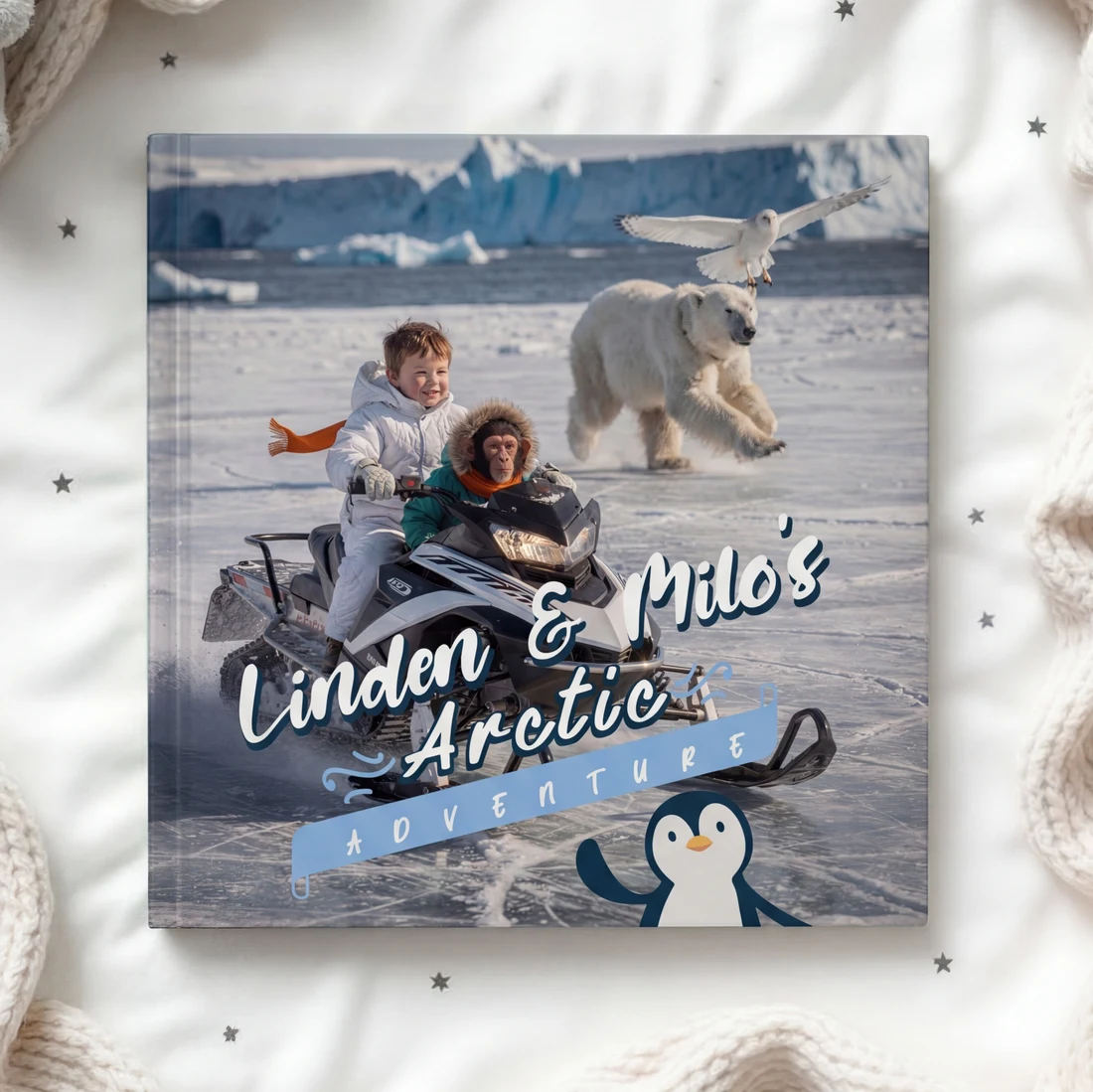 Arctic Adventure personalized storybook cover