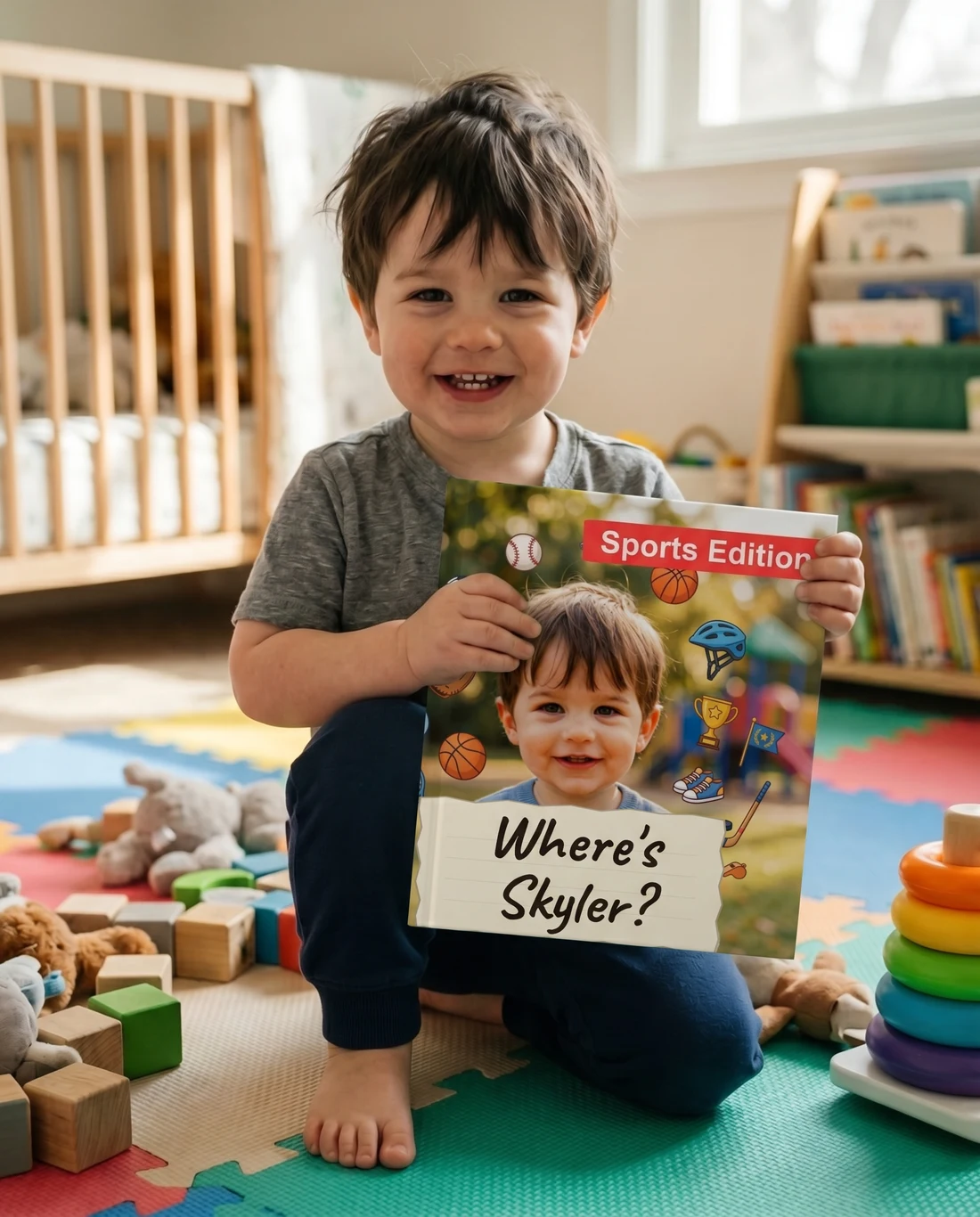 iSpy: Sports Edition personalized storybook cover