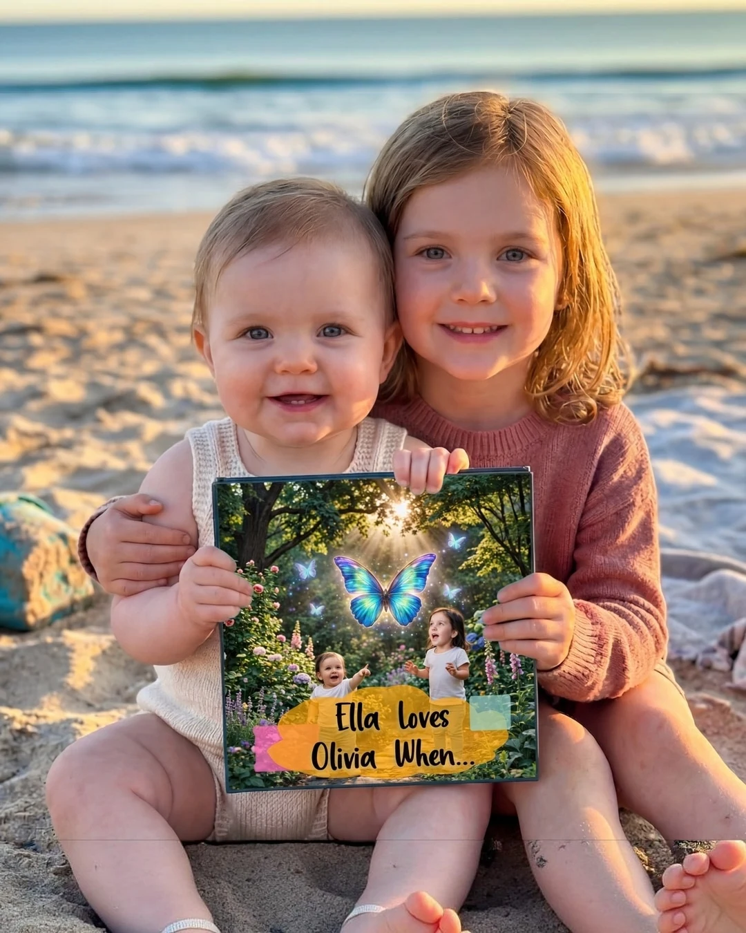 I Love My Sibling personalized storybook cover