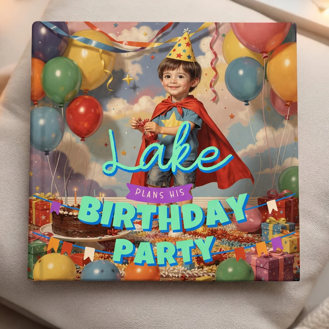 Plan Your Birthday! personalized storybook cover