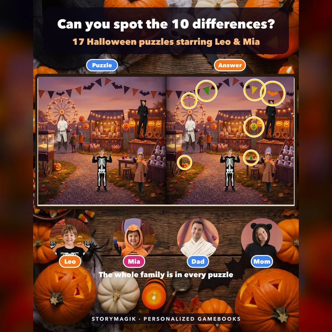 The Great Halloween Hunt personalized storybook cover