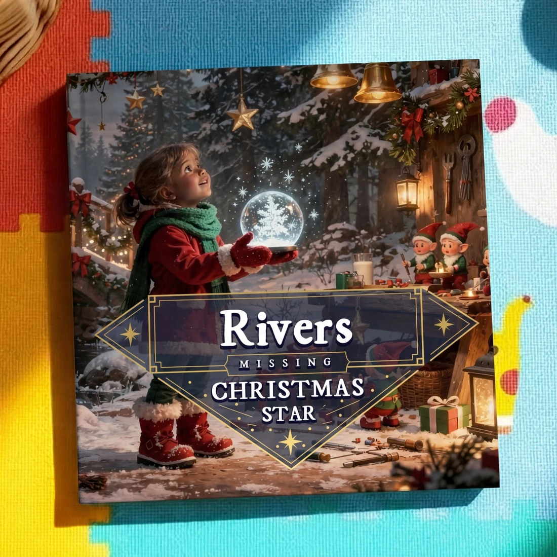 The Missing Christmas Star personalized storybook cover