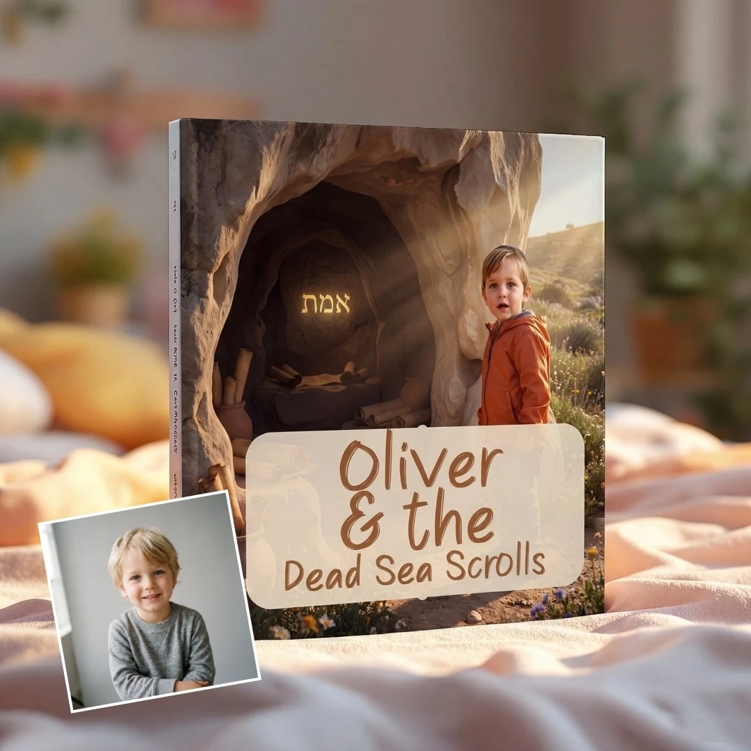 The Missing Dead Sea Scrolls personalized storybook cover