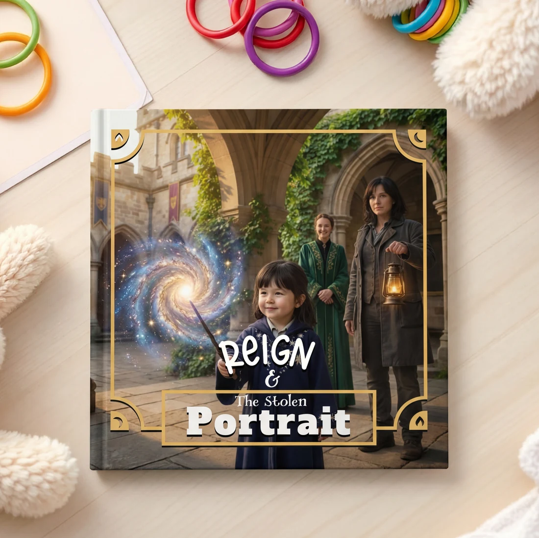 The Missing Portrait personalized storybook cover