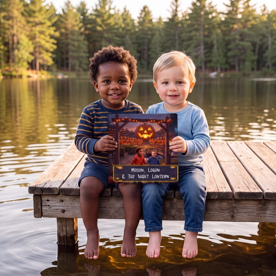 The Night the Lantern Went Dark personalized storybook cover
