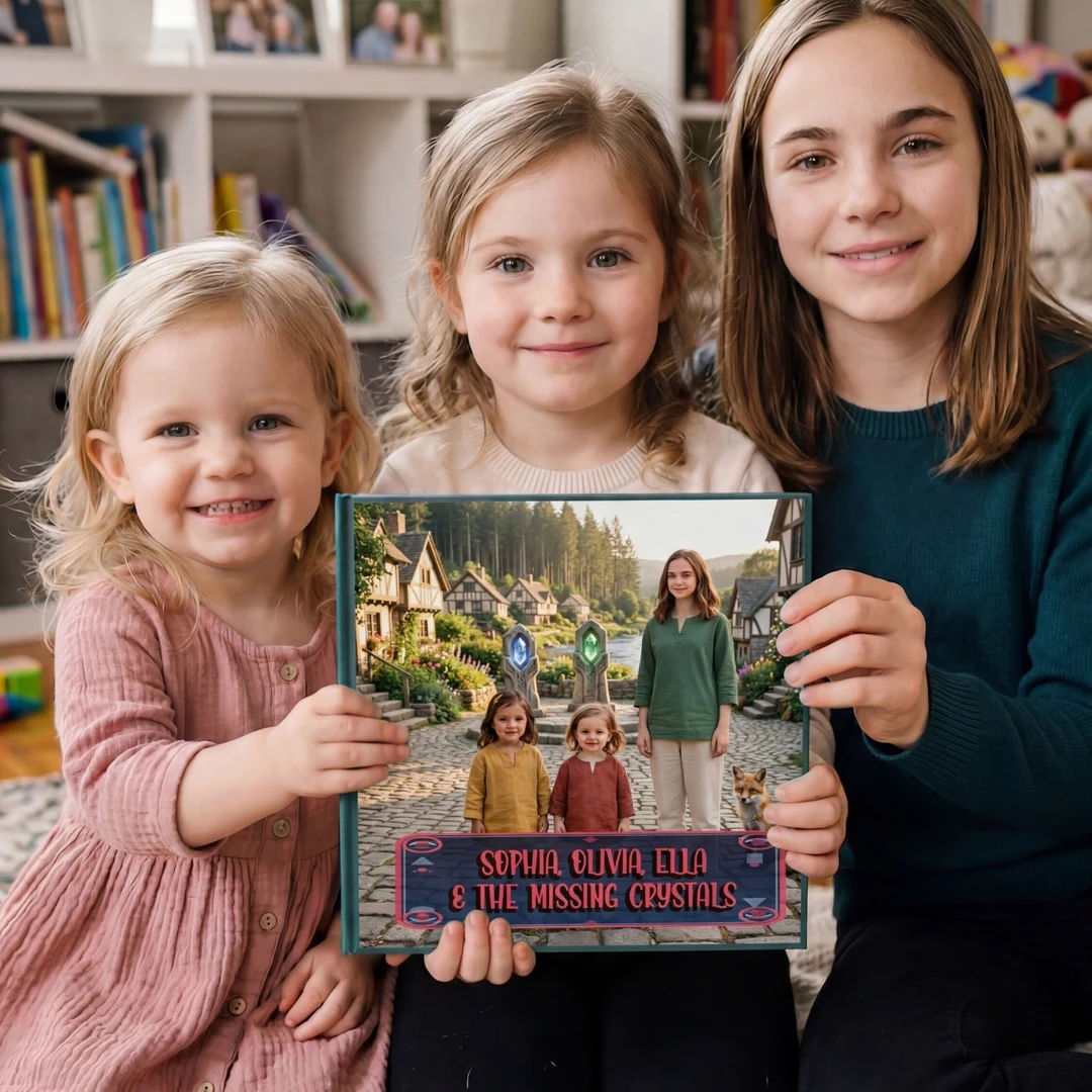 The Town Crystals personalized storybook cover