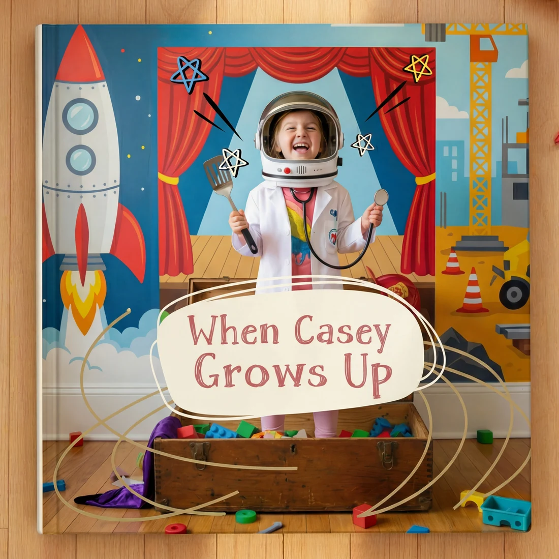 When She Grows Up personalized storybook cover