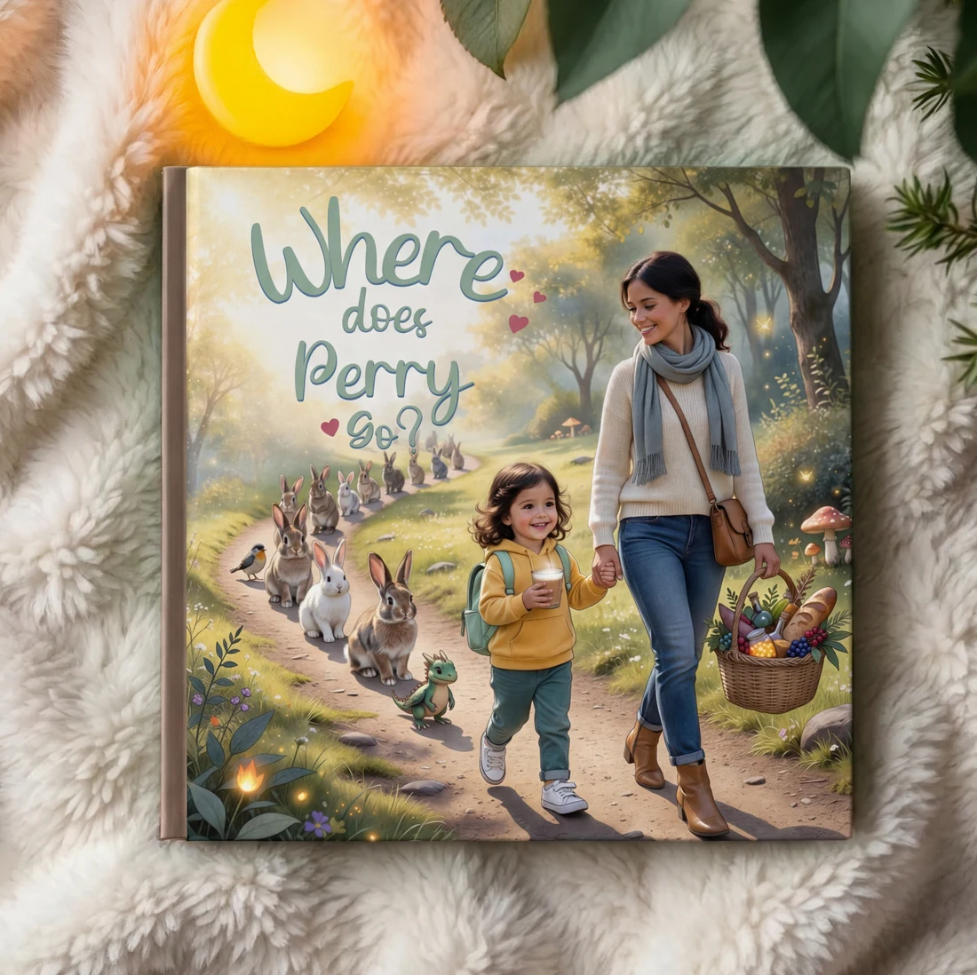 Where Does Mom Go personalized storybook cover