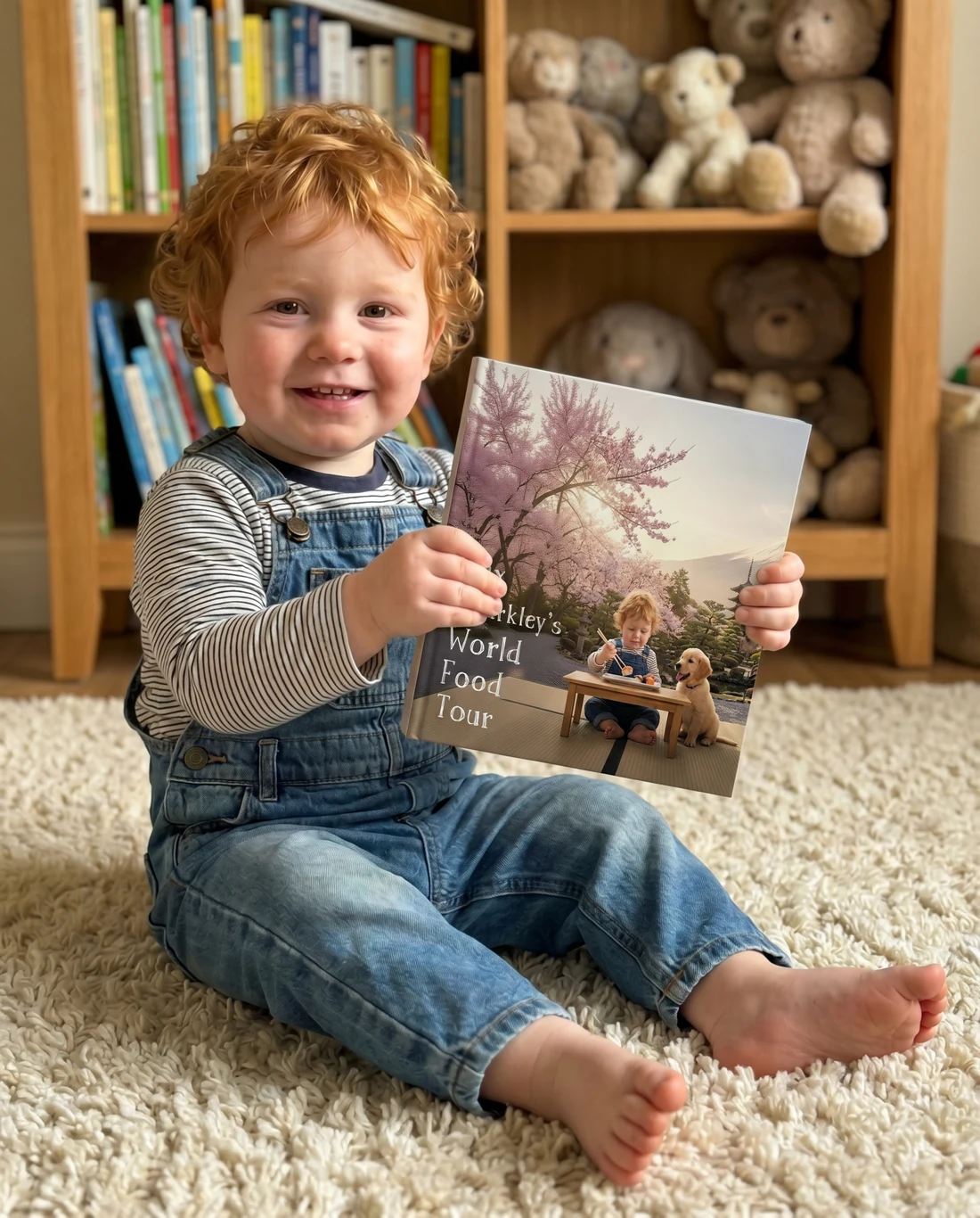 World Food Tour personalized storybook cover